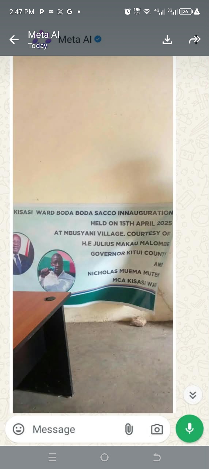 Kisaa Riders Office Mbusyani